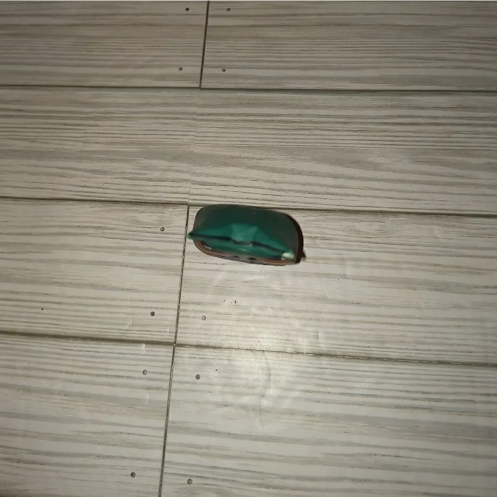 Folk Art Carved Wood Hand Painted Cat Figure Multicolor Decor 3'in Tall - Picture 2 of 8